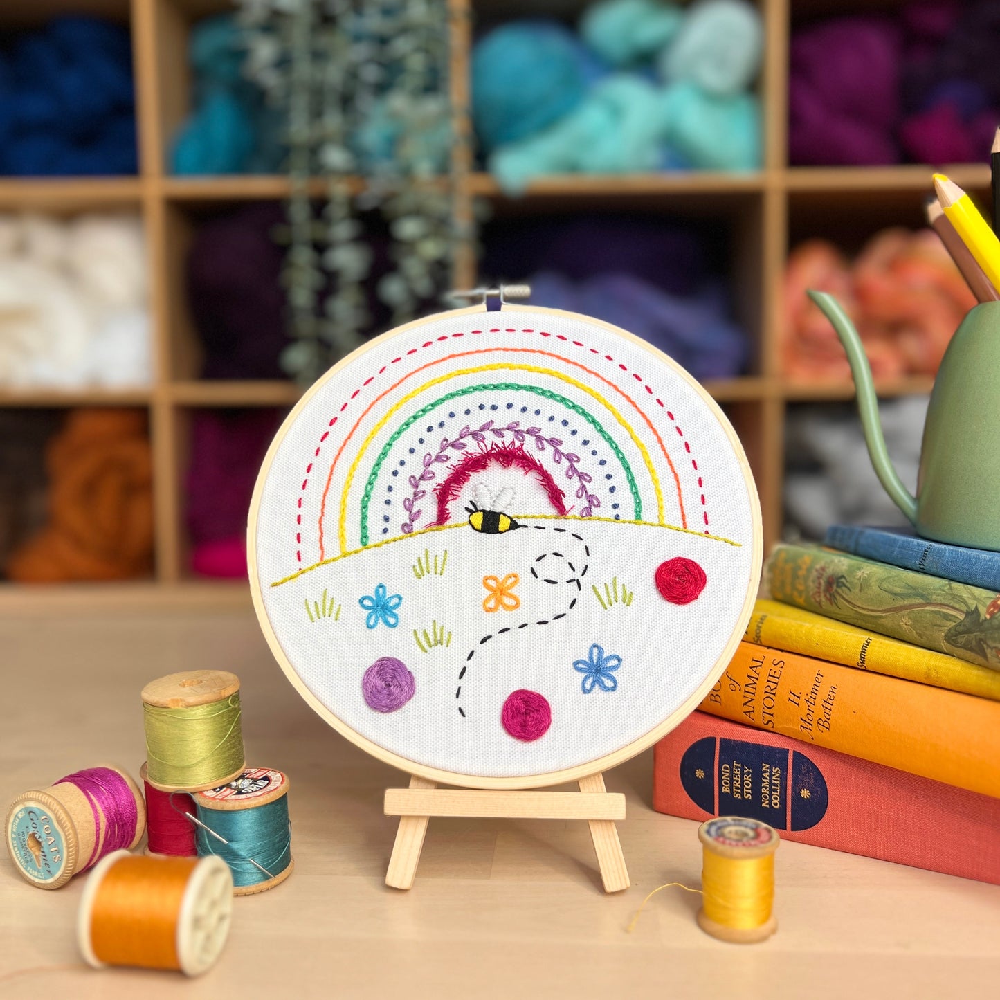 Rainbow Sampler Embroidery Kit
