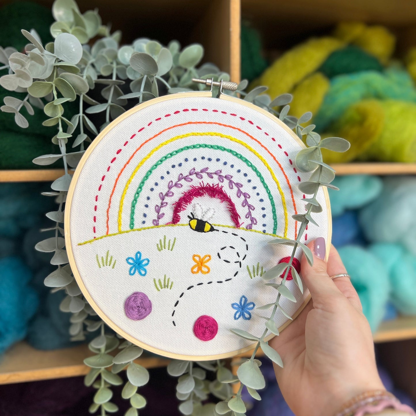 Rainbow Sampler Embroidery Kit