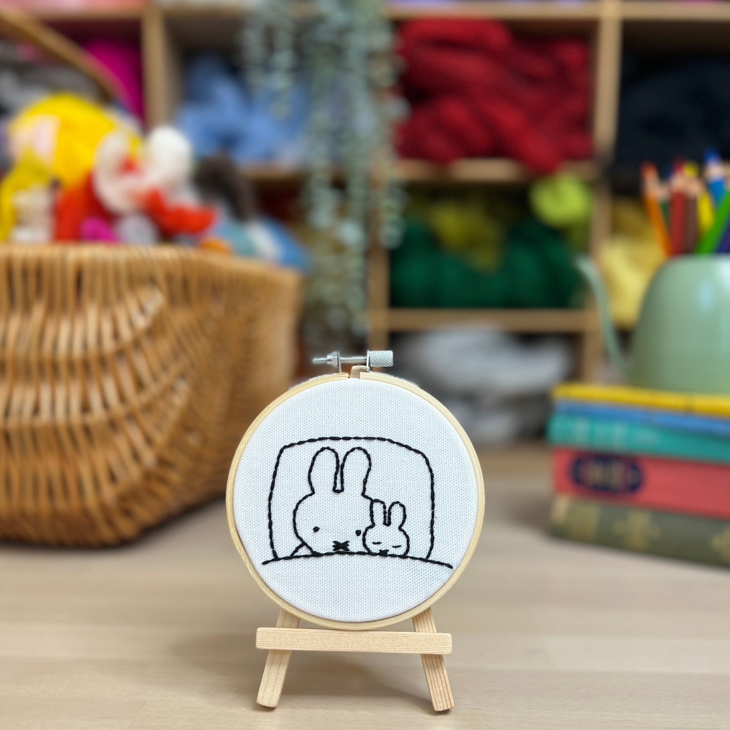 Miffy and the New Baby Mini Embroidery Kit