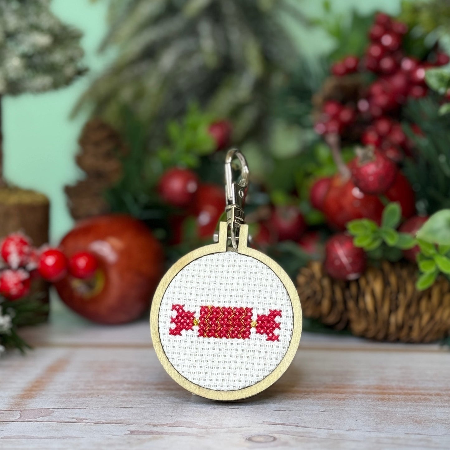 You Crack Me Up! Mini Matchbox Christmas Cross Stitch Kit