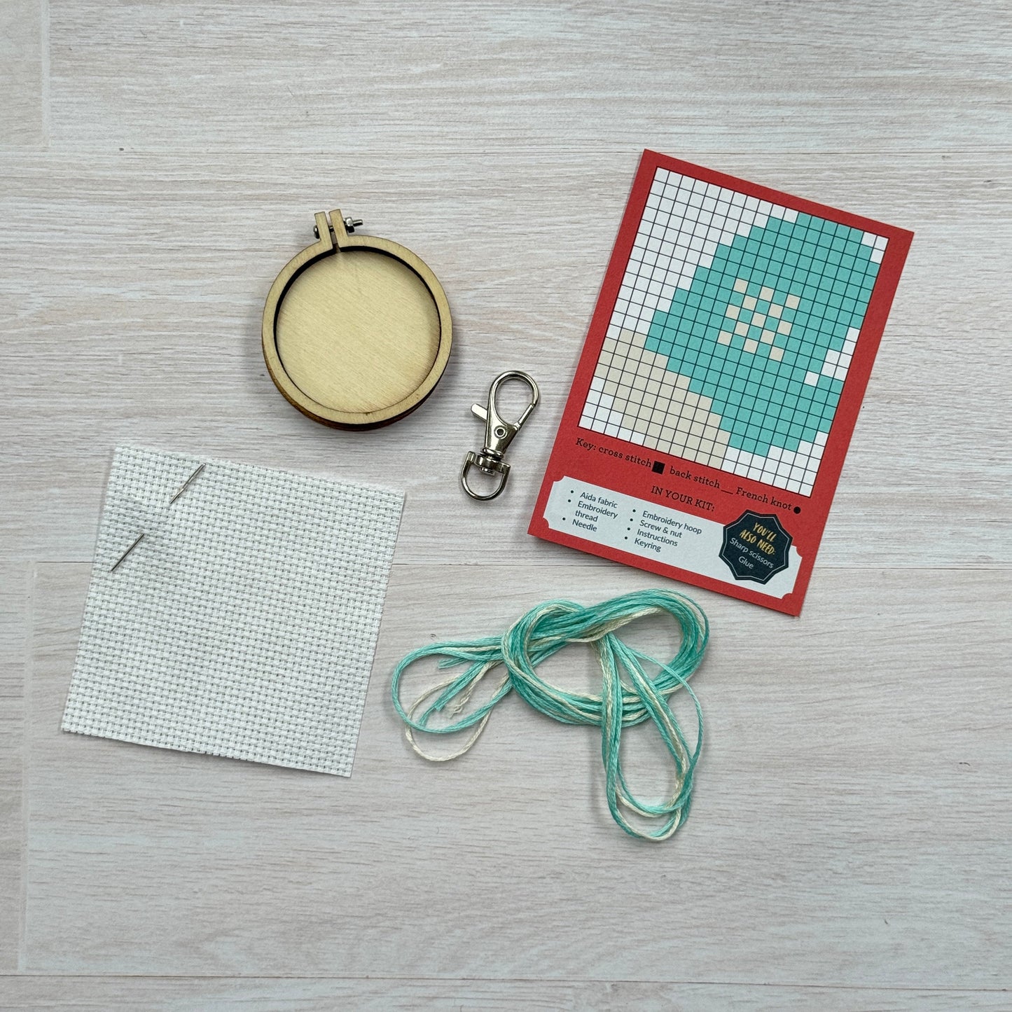 I'll Keep You Snug Mini Matchbox Christmas Cross Stitch Kit