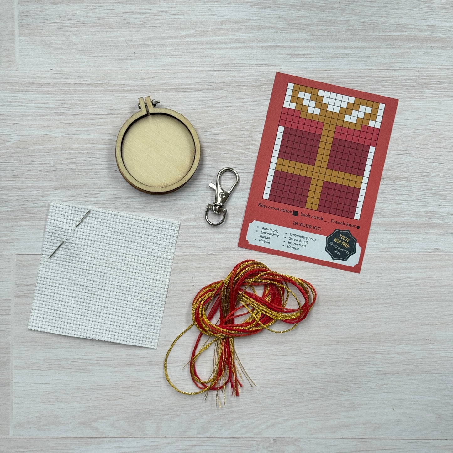 My Gift To You Mini Matchbox Christmas Cross Stitch Kit