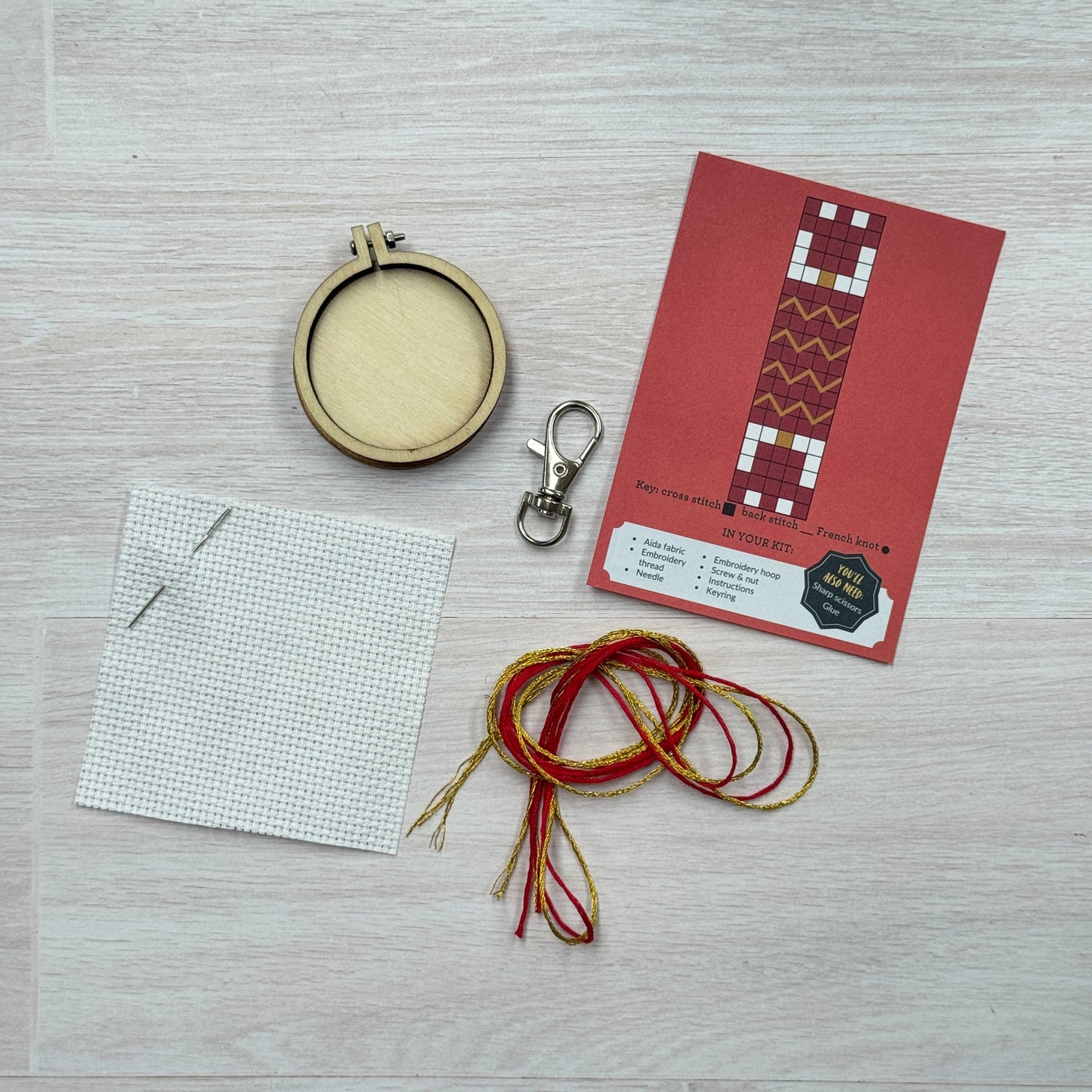 You Crack Me Up! Mini Matchbox Christmas Cross Stitch Kit