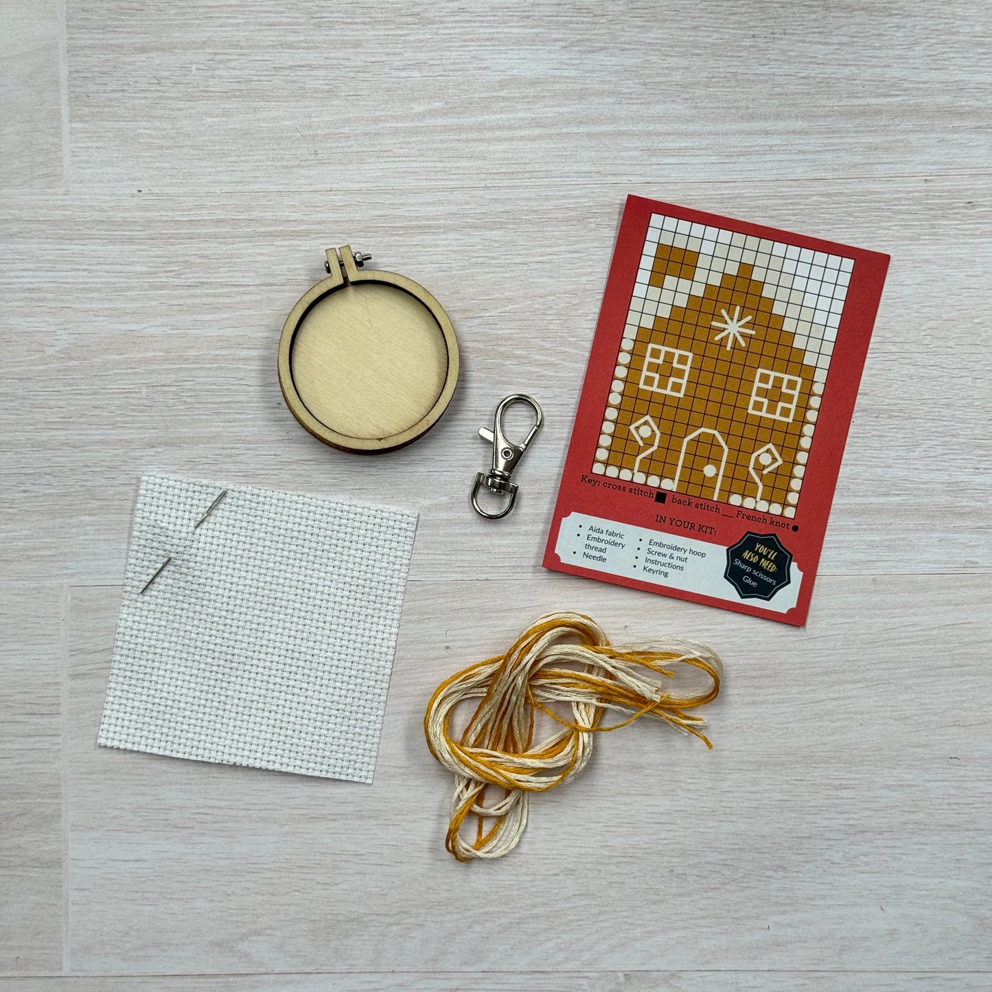 Home For The Holidays! Mini Matchbox Christmas Cross Stitch Kit