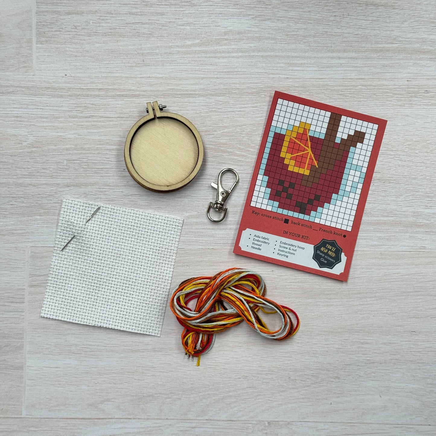 Spice Spice Baby! Mini Matchbox Christmas Cross Stitch Kit