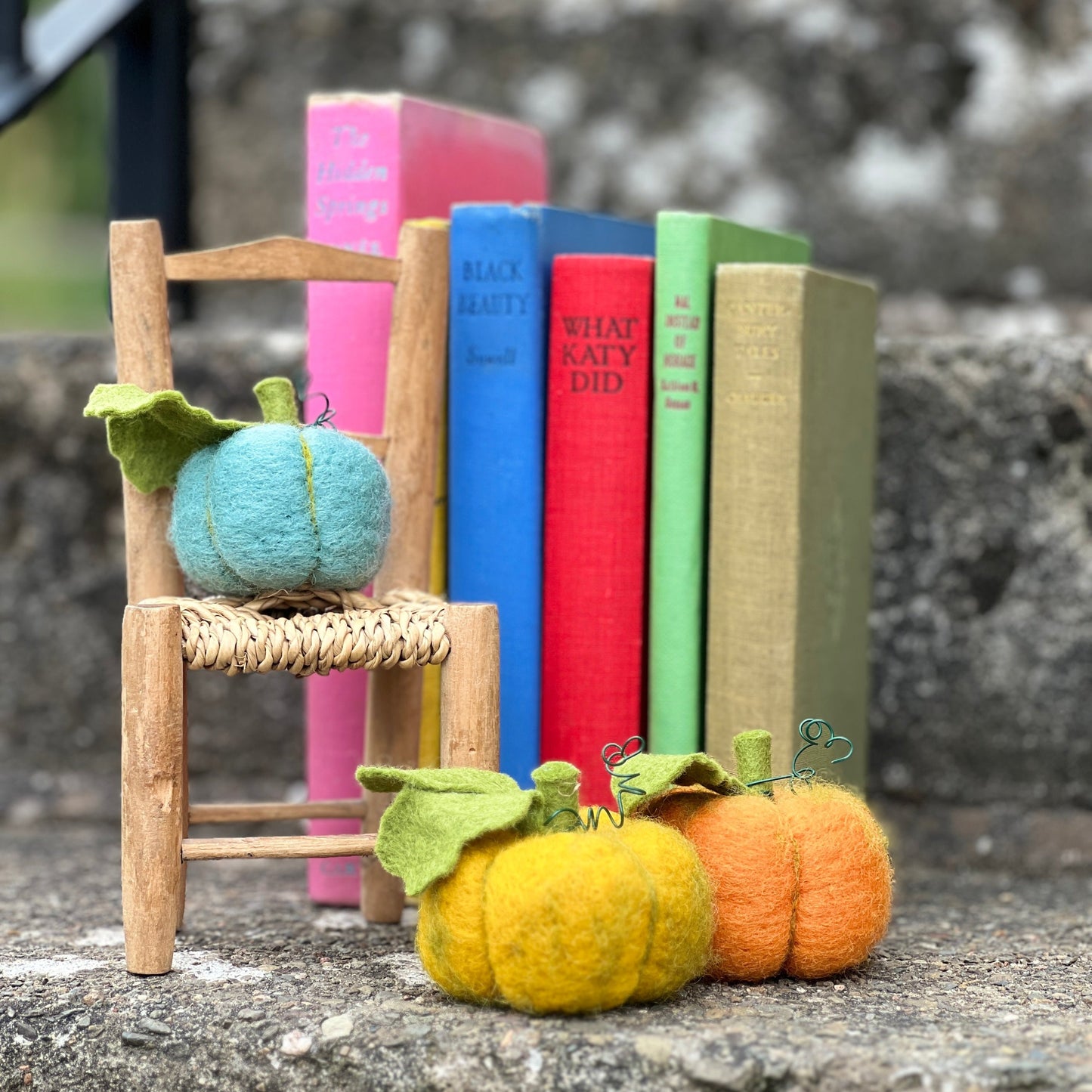 Woolly Pumpkins Needle Felting Craft Kit