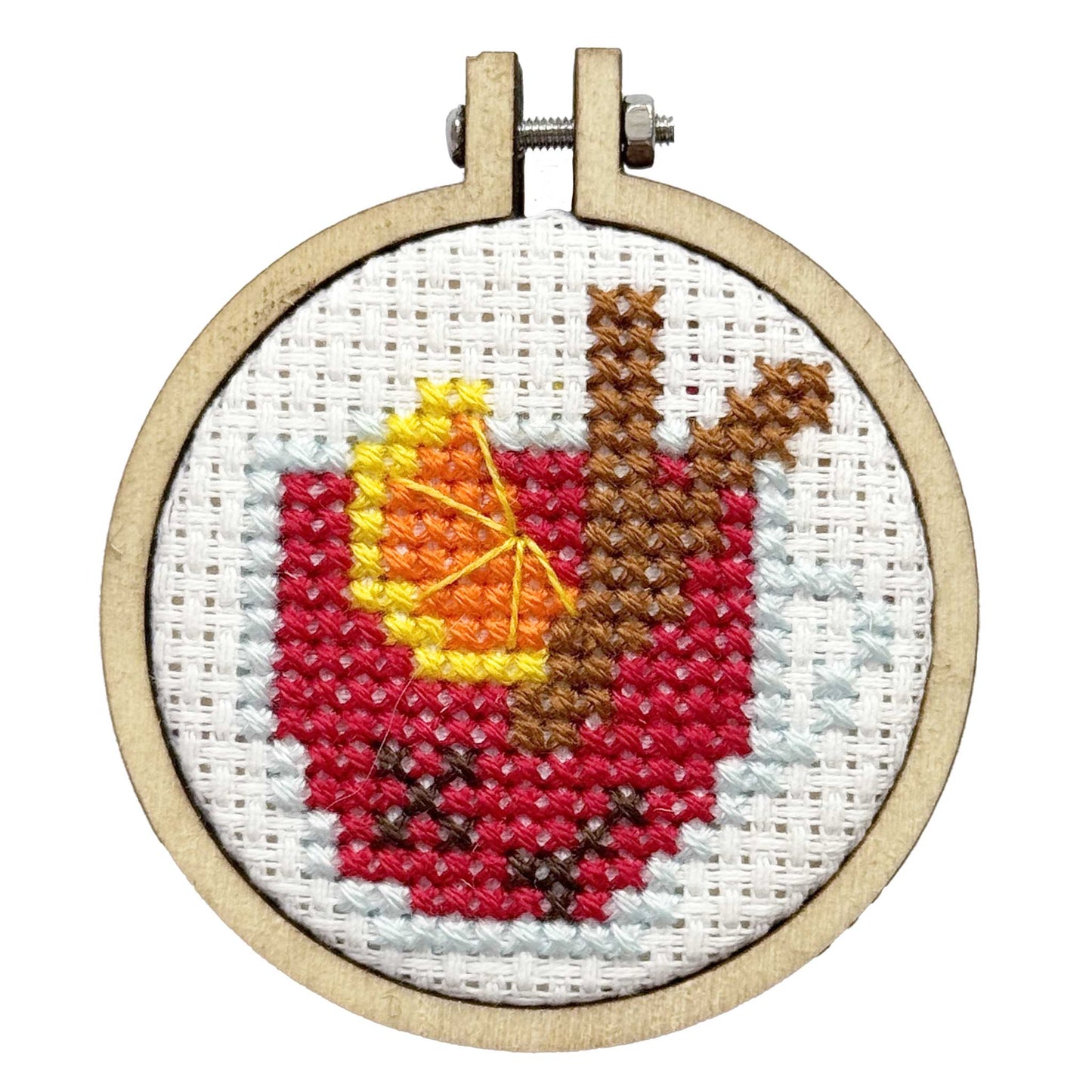 Spice Spice Baby! Mini Matchbox Christmas Cross Stitch Kit