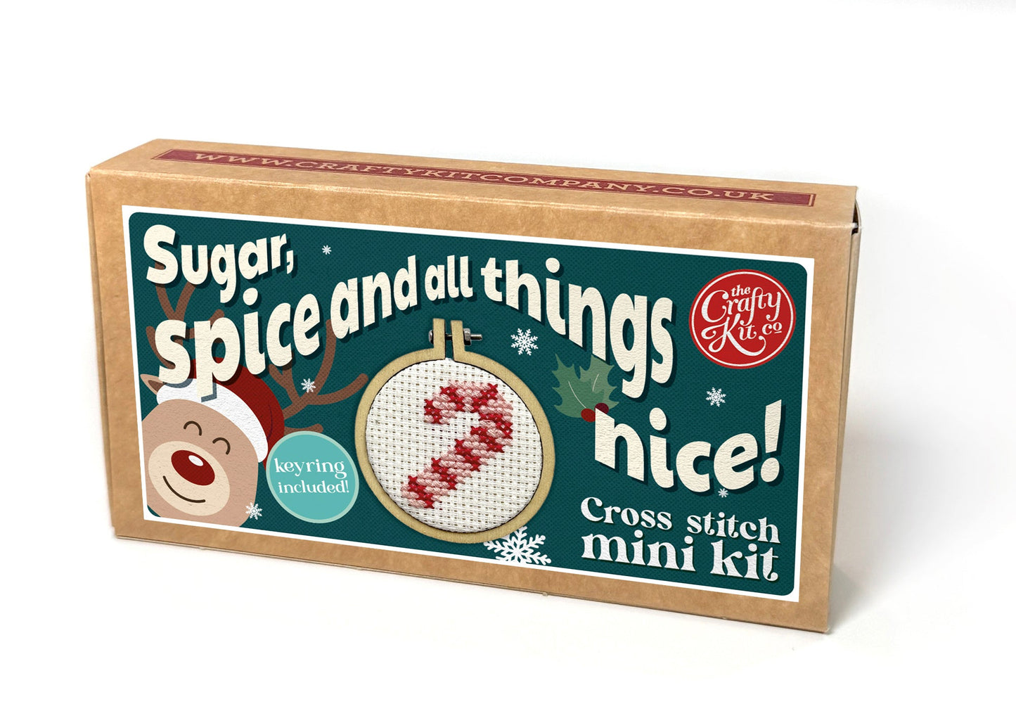 Sugar, Spice and All Things Nice! Mini Matchbox Christmas Cross Stitch Kit