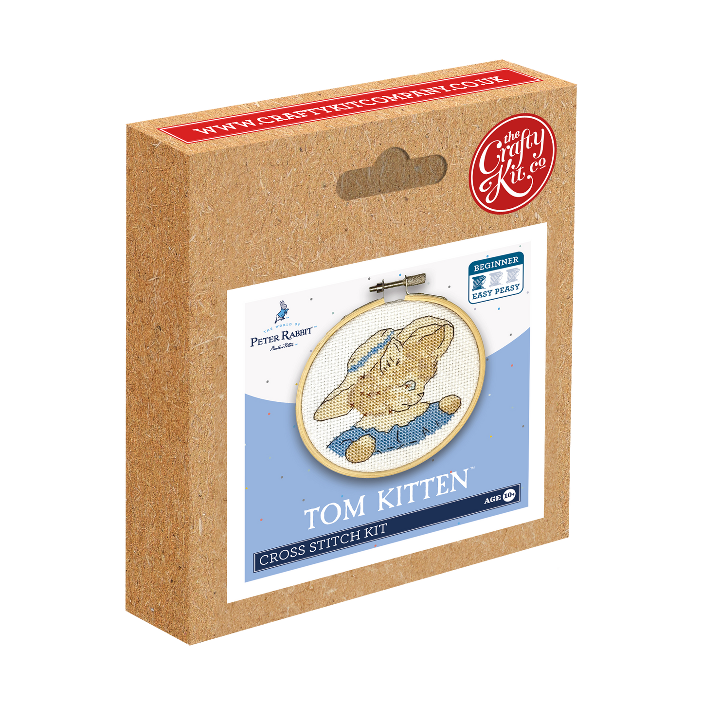 Beatrix Potter - Tom Kitten Mini Cross Stitch Kit