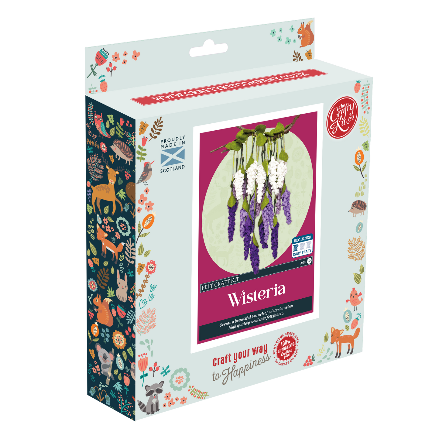 Felt Wisteria Flower Craft Kit