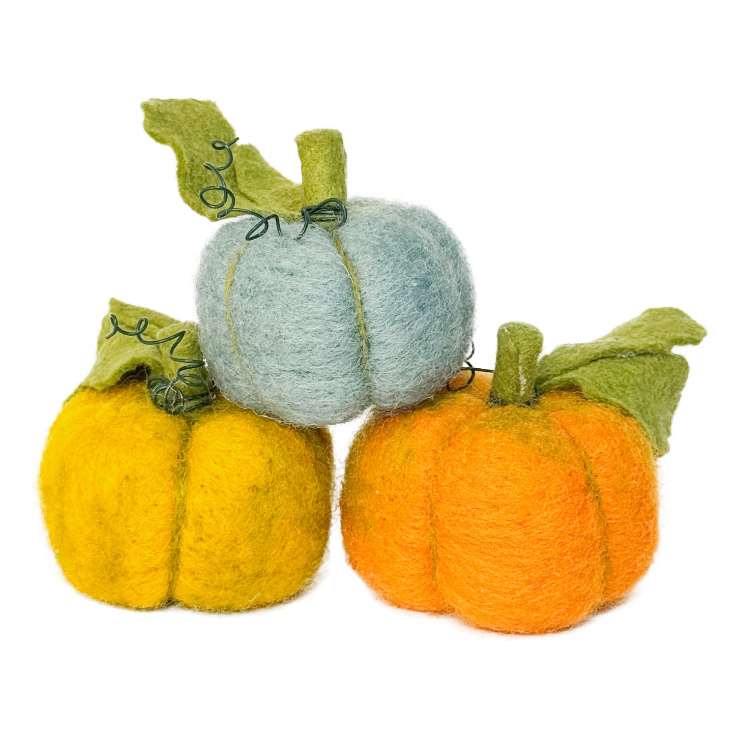 Woolly Pumpkins Needle Felting Craft Kit