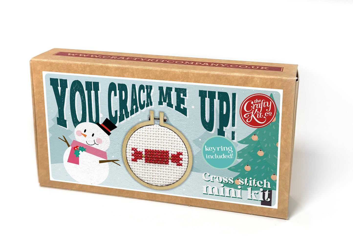 You Crack Me Up! Mini Matchbox Christmas Cross Stitch Kit