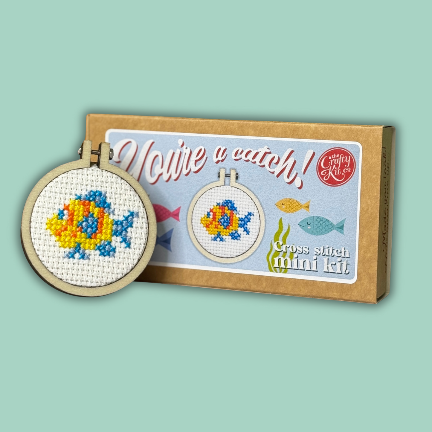 You're a Catch! Mini Matchbox Cross Stitch Kit