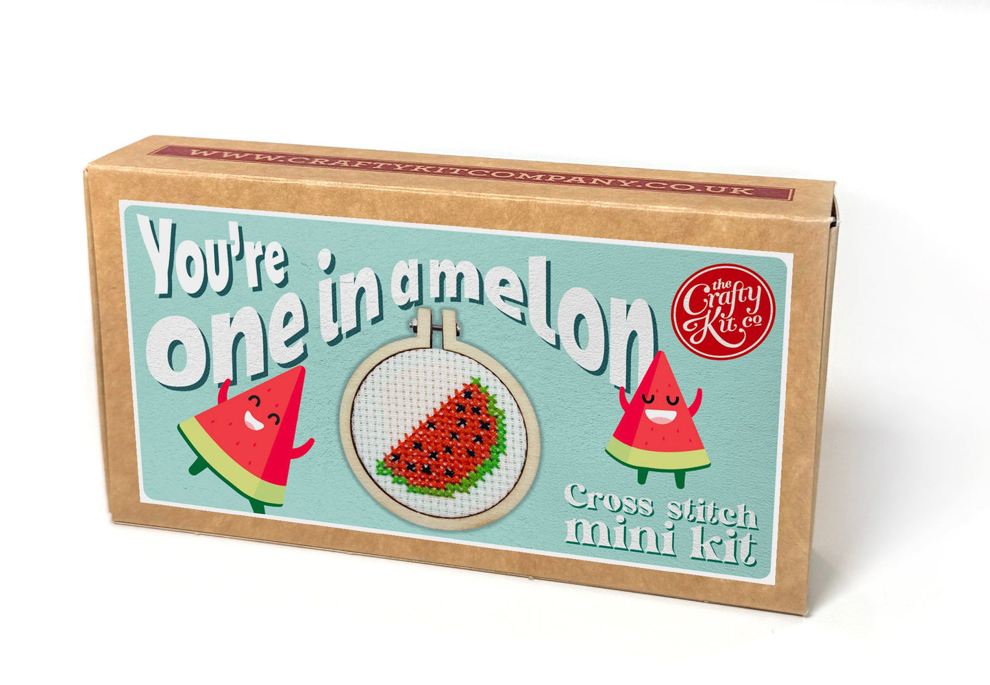You're One In A Melon Mini Matchbox Cross Stitch Kit