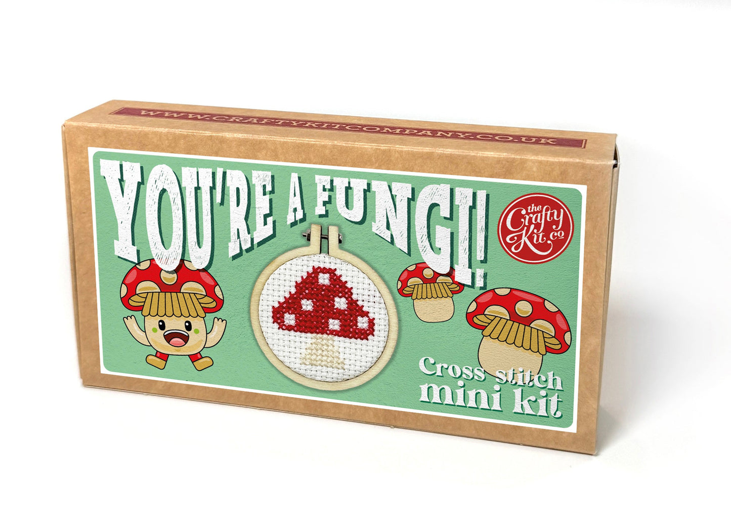 You're a Fungi! Mini Matchbox Cross Stitch Kit