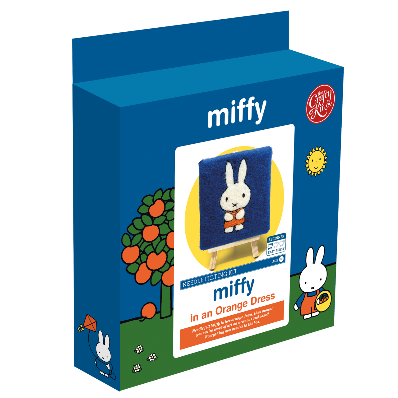 Miffy - Miffy in an Orange Dress Needle Felting Craft Kit