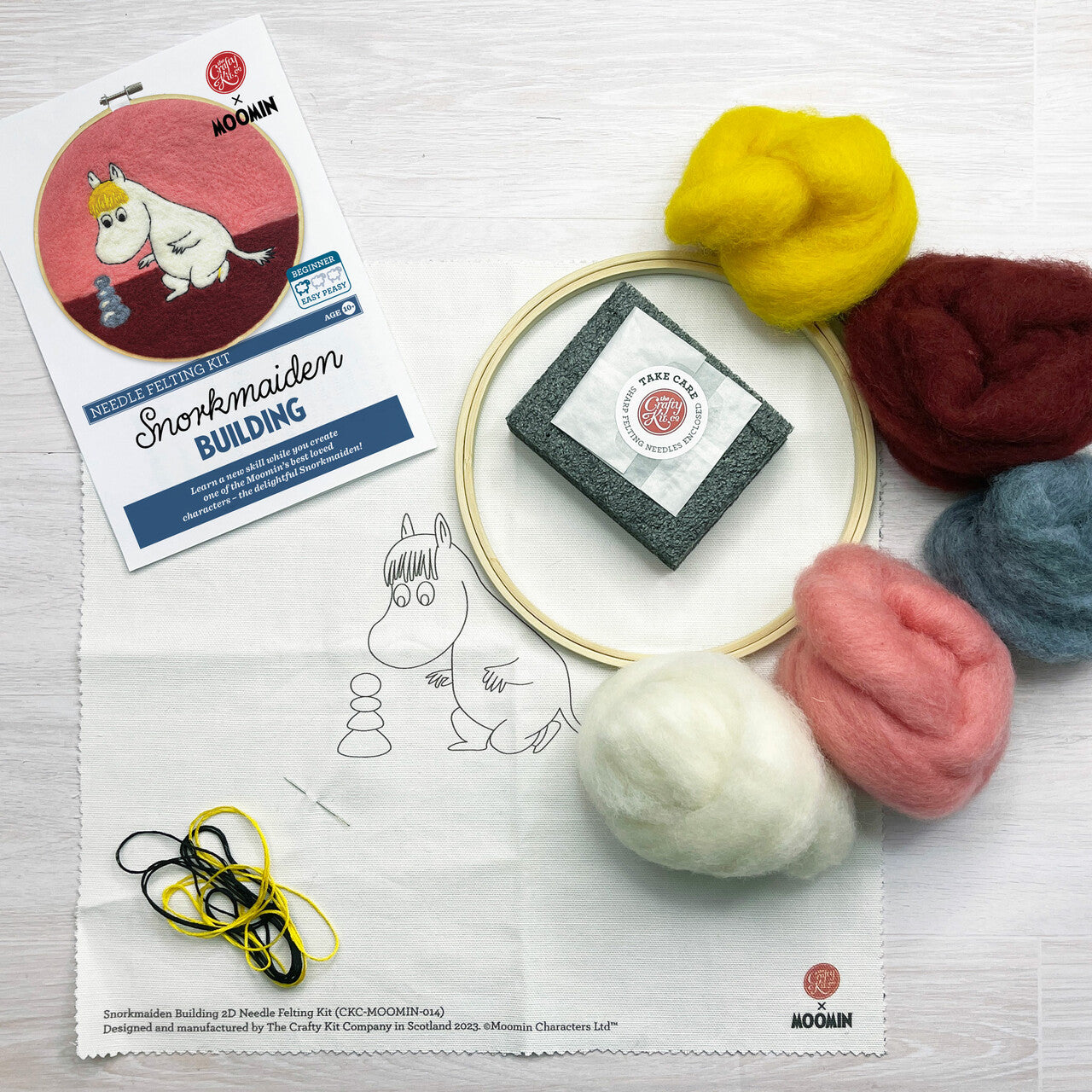 Moomin - Snorkmaiden Building Needle Felting Craft Kit