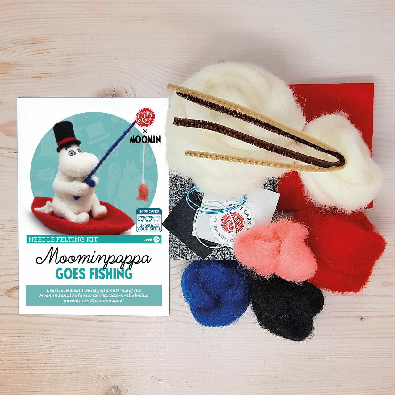 Moominpappa goes Fishing Needle Felting Craft Kit