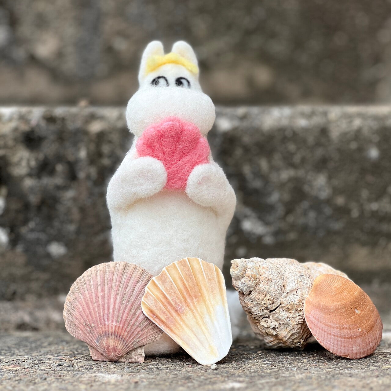 Moomin - Snorkmaiden Finds A Shell Needle Felting Craft Kit