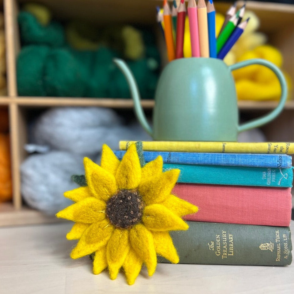 Sunflower Needle Felting Craft Kit