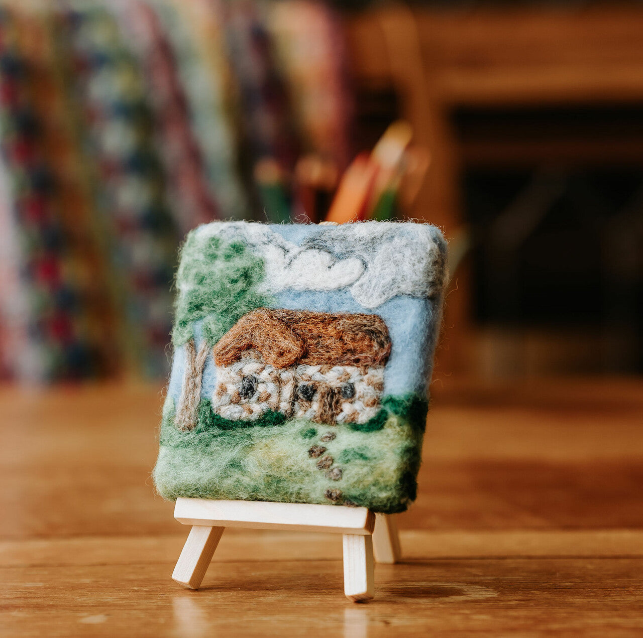Mini Masterpiece: Crafty Cottages - Old Stone Cottage Needle Felting Kit