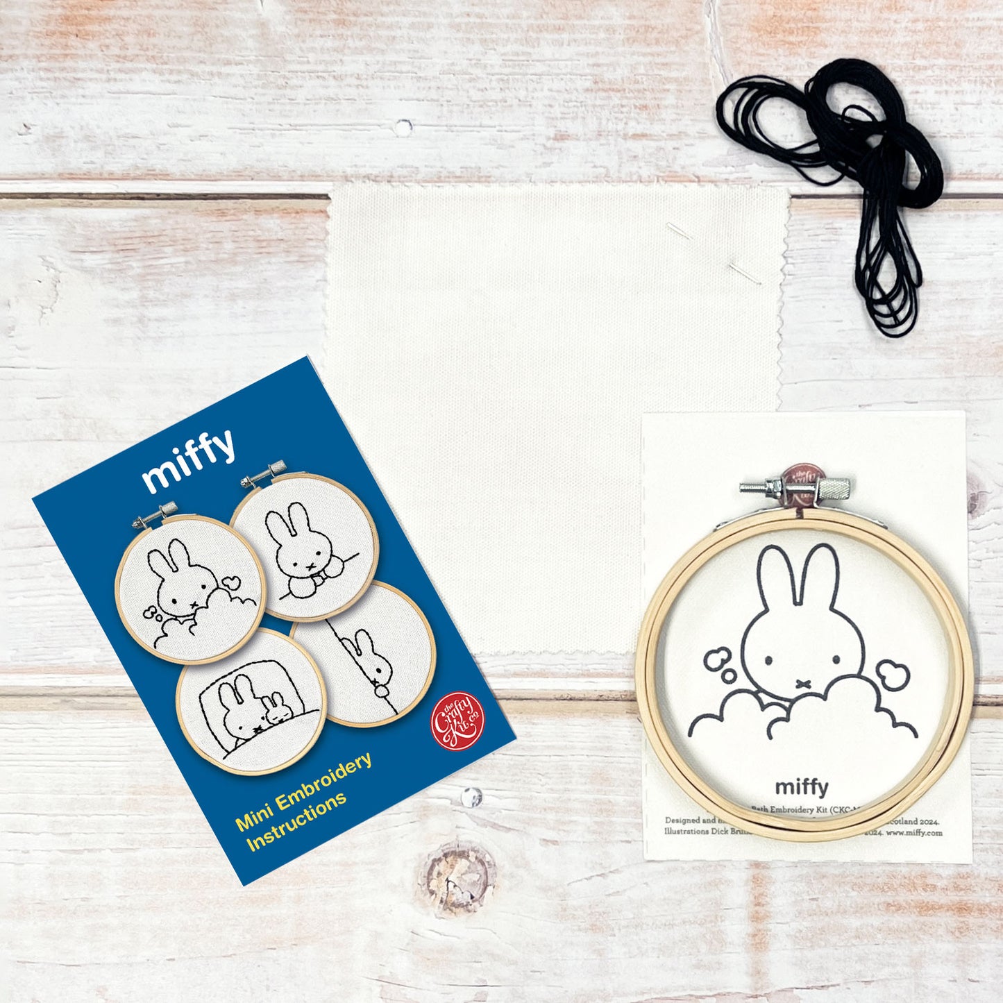 Miffy in The Bath Mini Embroidery Kit