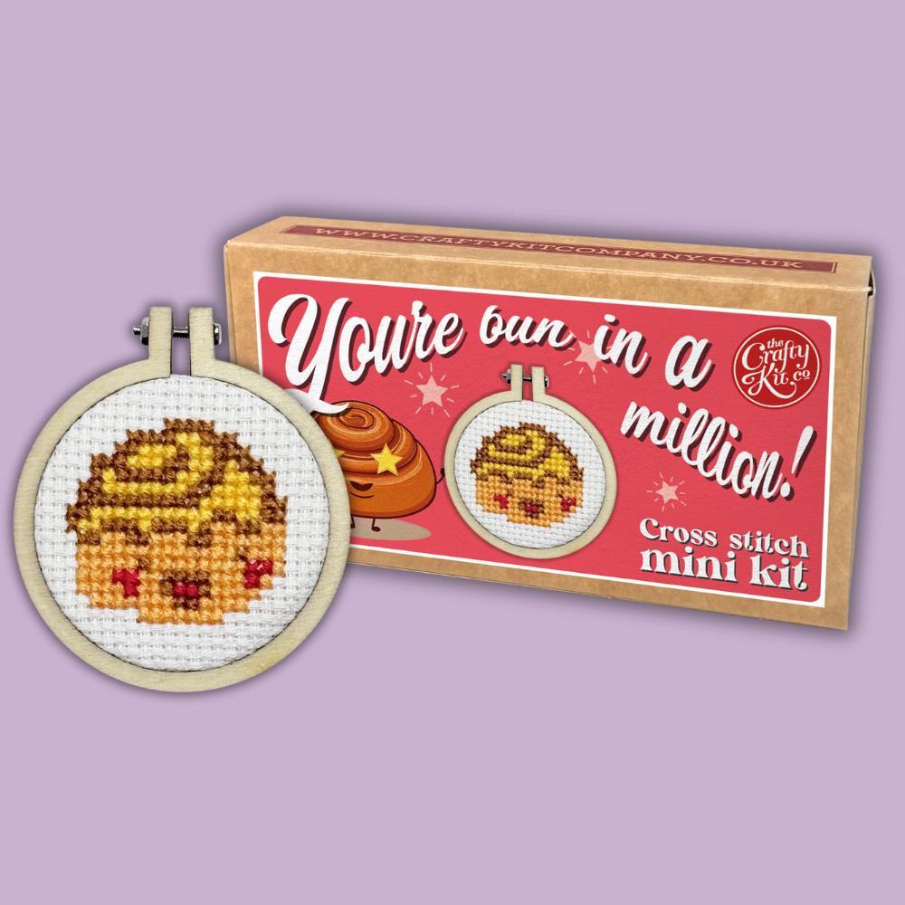 You're bun in a million! Mini Matchbox Cross Stitch Kit