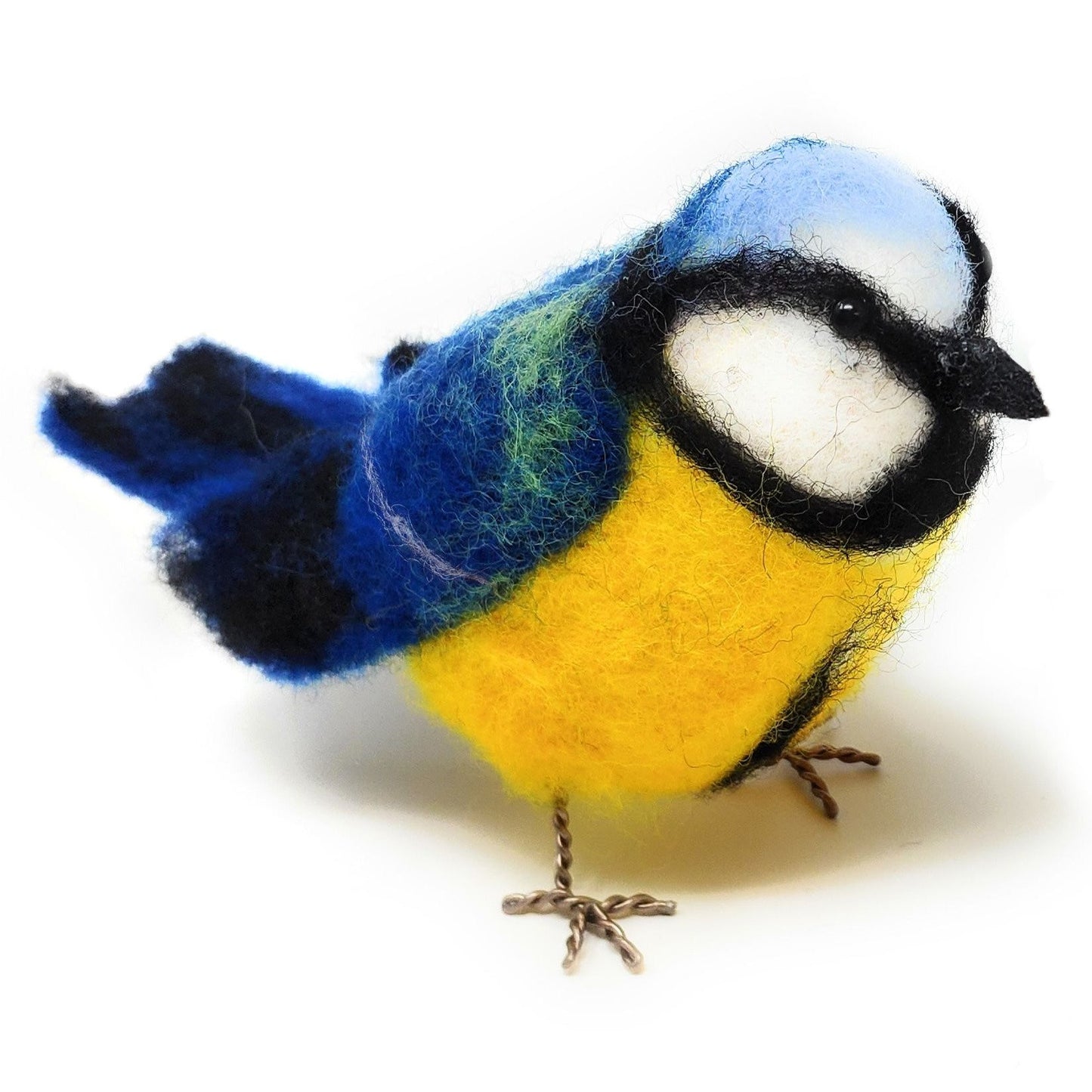 Needle Felted Blue Tit
