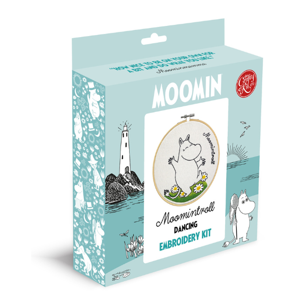 Moomin Embroidery Kit - Moomintroll Dancing Embroidery Kit