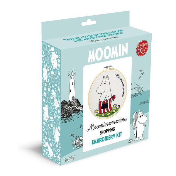Moomin Embroidery Kit - Moominmamma Shopping Embroidery Kit