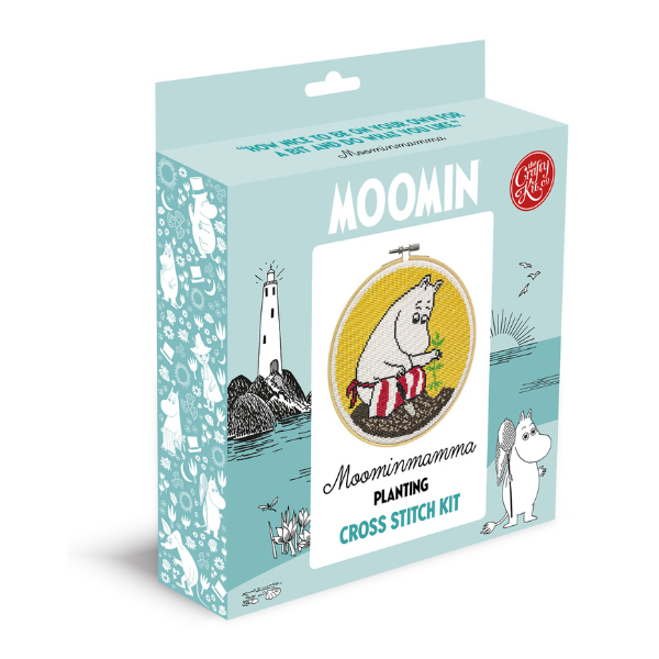 Moomin Cross Stitch Kit - Moominmamma Planting