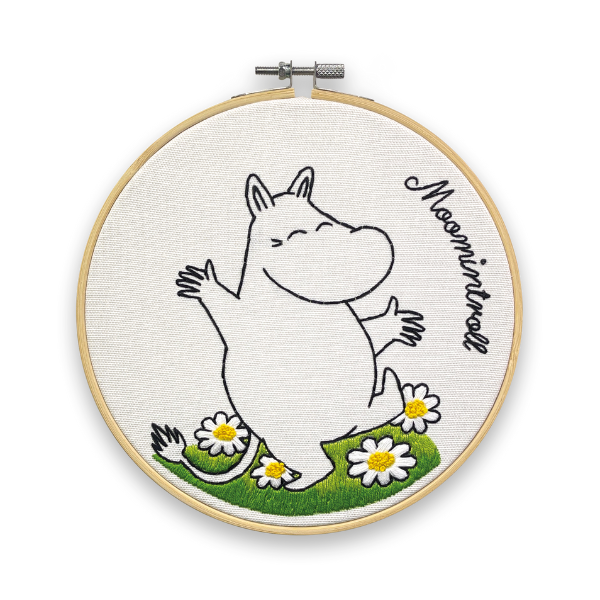 Moomin Embroidery Kit - Moomintroll Dancing Embroidery Kit