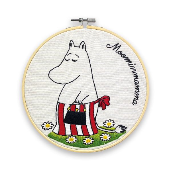 Moomin Embroidery Kit - Moominmamma Shopping Embroidery Kit