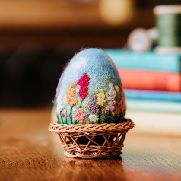 Cottage Garden Egg Needle Felting Craft Kit
