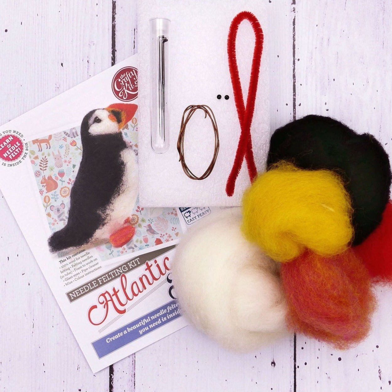 Atlantic Puffin Needle Felting Craft Kit