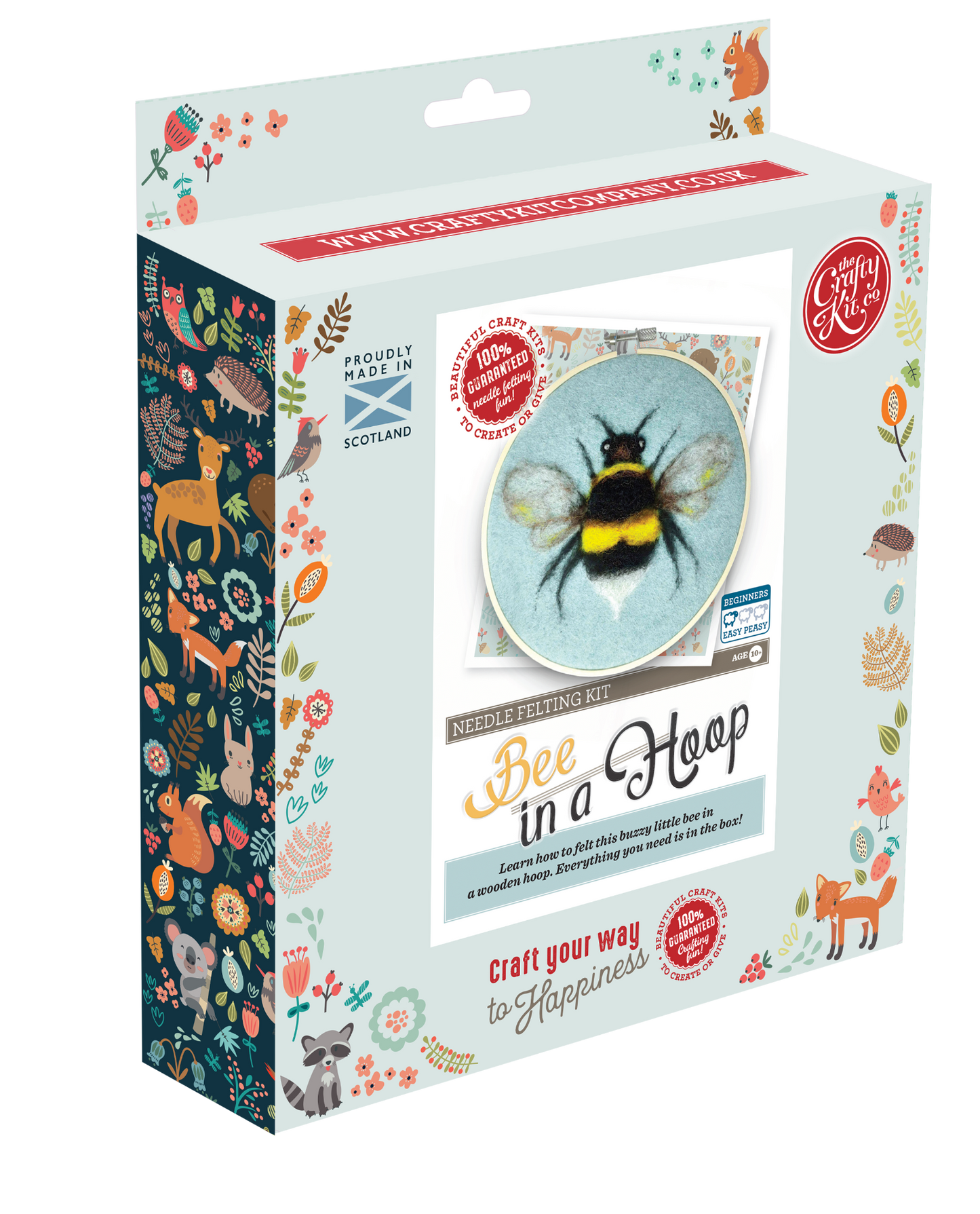 Bee in a Hoop Needle Felt Craft Kit