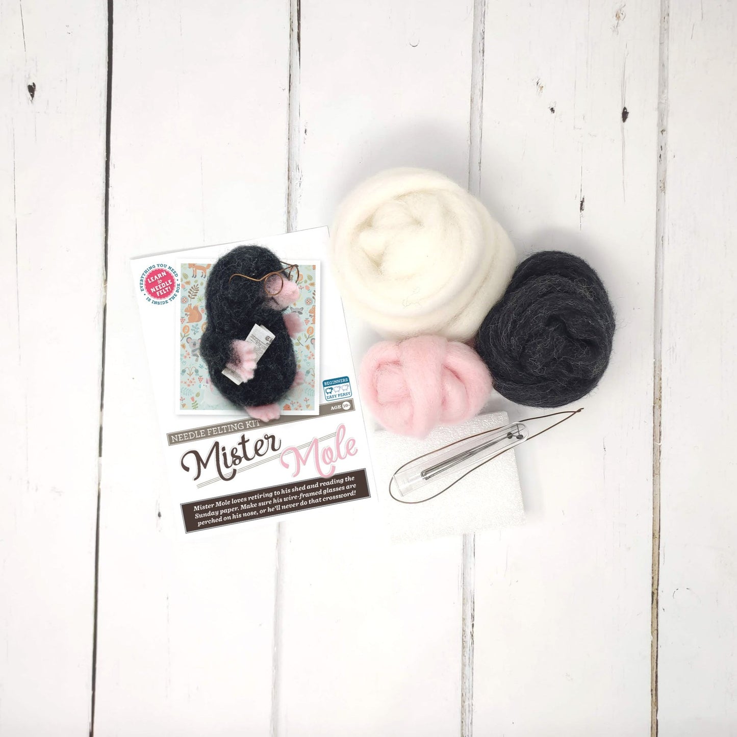 Mr Mole Needle Felting Craft Kit