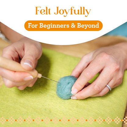 Otters in a Hoop Needle Felt Craft Kit