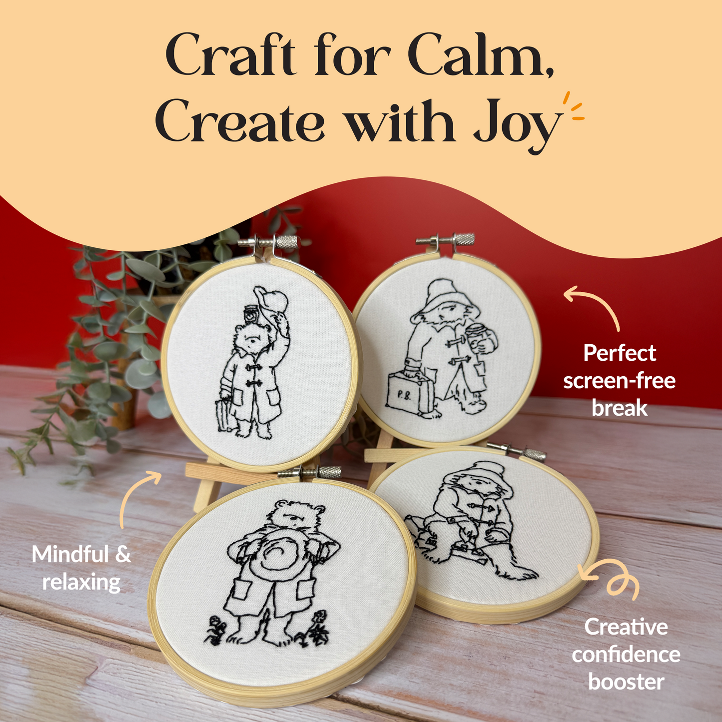 Paddington - At The Train Station Mini Embroidery Kit