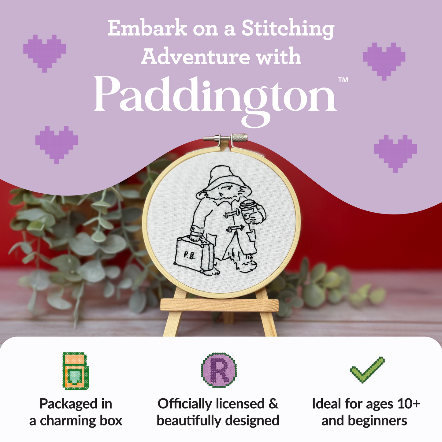 Paddington - The Journey Begins Mini Embroidery Kit