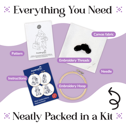 Paddington - The Journey Begins Mini Embroidery Kit