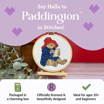 Paddington - Writing Home Mini Cross Stitch Kit