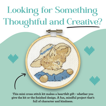 Beatrix Potter - Tom Kitten Mini Cross Stitch Kit