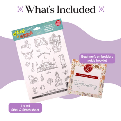 India Stick & Stitch Embroidery