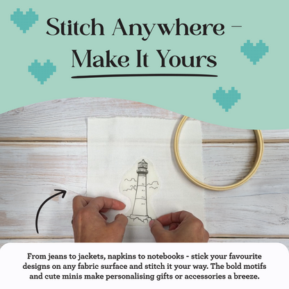 Cacti Stick & Stitch Embroidery