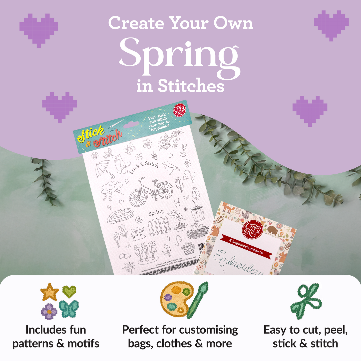 Spring Stick & Stitch Embroidery