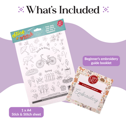 Spring Stick & Stitch Embroidery