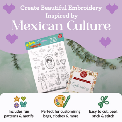 Mexico Stick & Stitch Embroidery