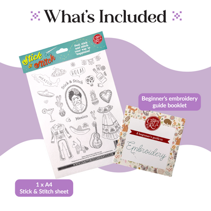 Mexico Stick & Stitch Embroidery