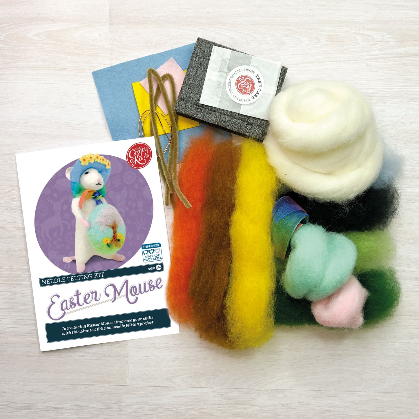 Easter Mouse Needle Felting Kit